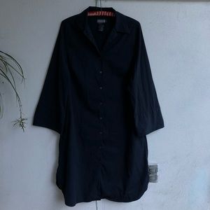 Maya Negri Lagenlook Button Down Dress